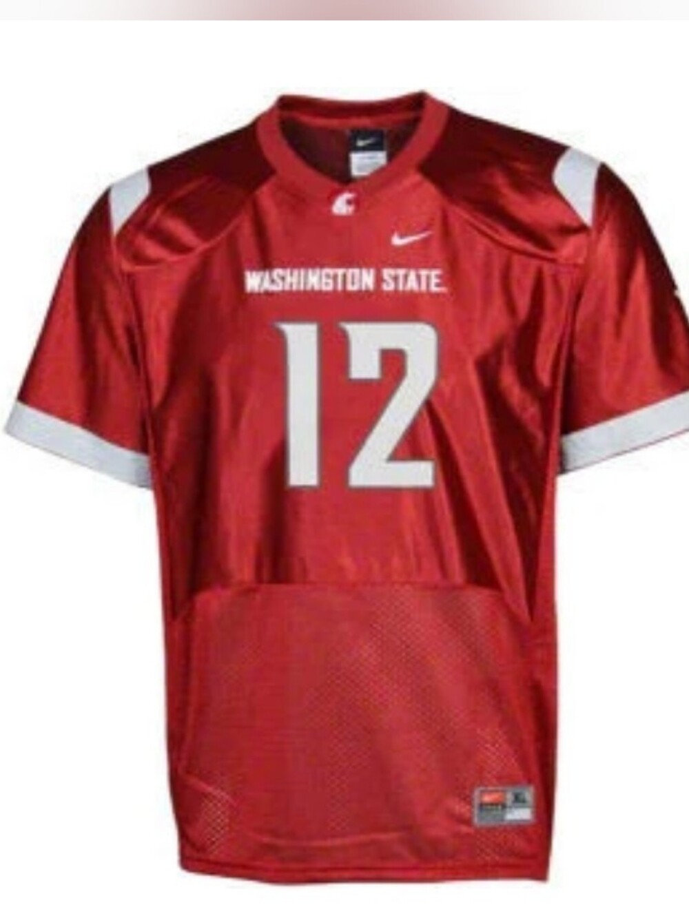 NCAA Washington State University Cougars #12 Replica Nike Football Jersey